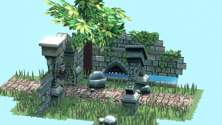 Little Environment 3D Model