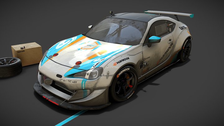 BRZ Drift Wagon 3D Model