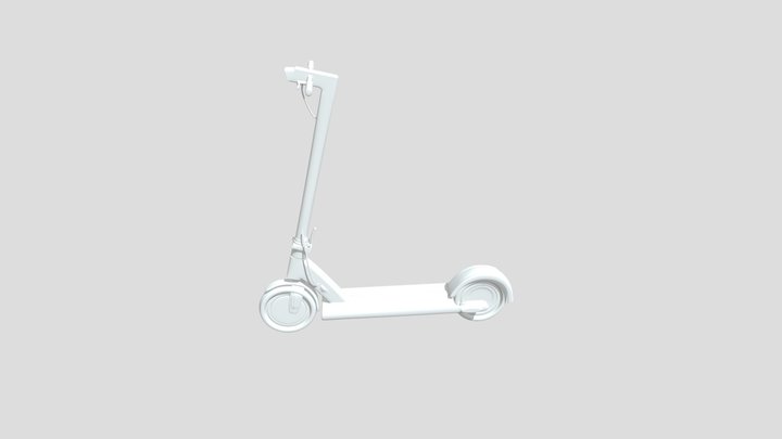 E-Scooter 3D Model