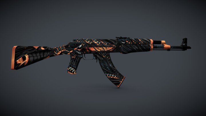 Ak47 | Meres 3D Model