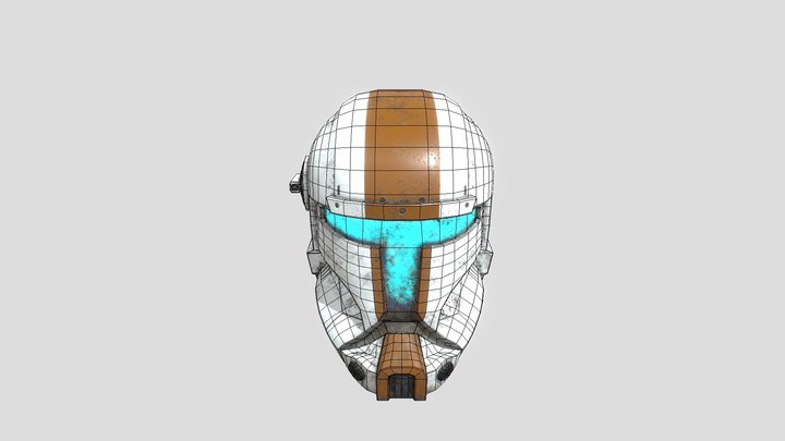 Republic Commando Helmet 3D Model