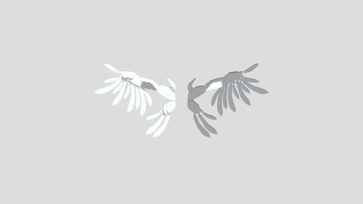Wing C Finished Blend 3D Model