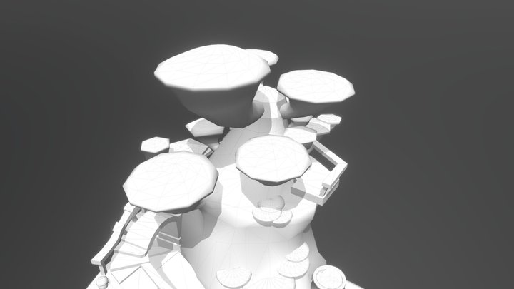 Mushroomshouse 3D Model