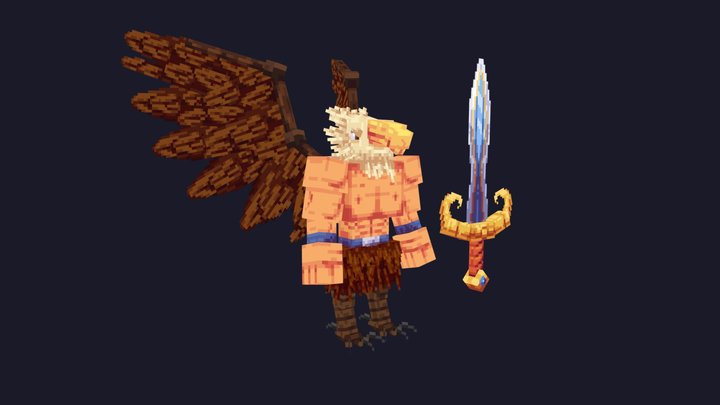 Eagle Man 3D Model
