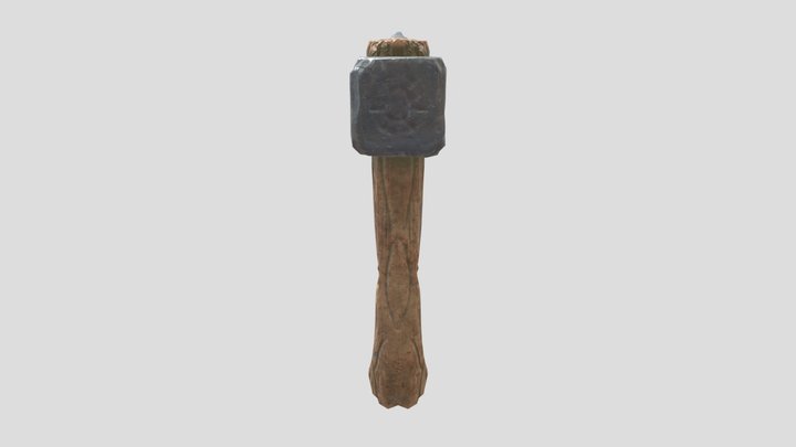 Stylized axe 3D Model