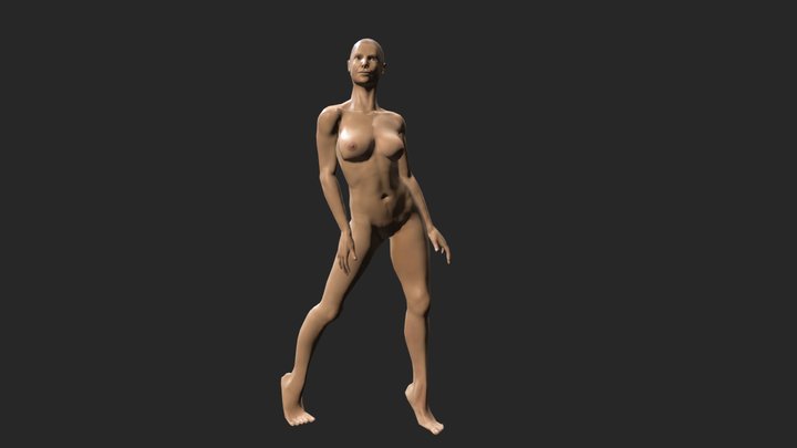 Female Anatomy Study 3D Model