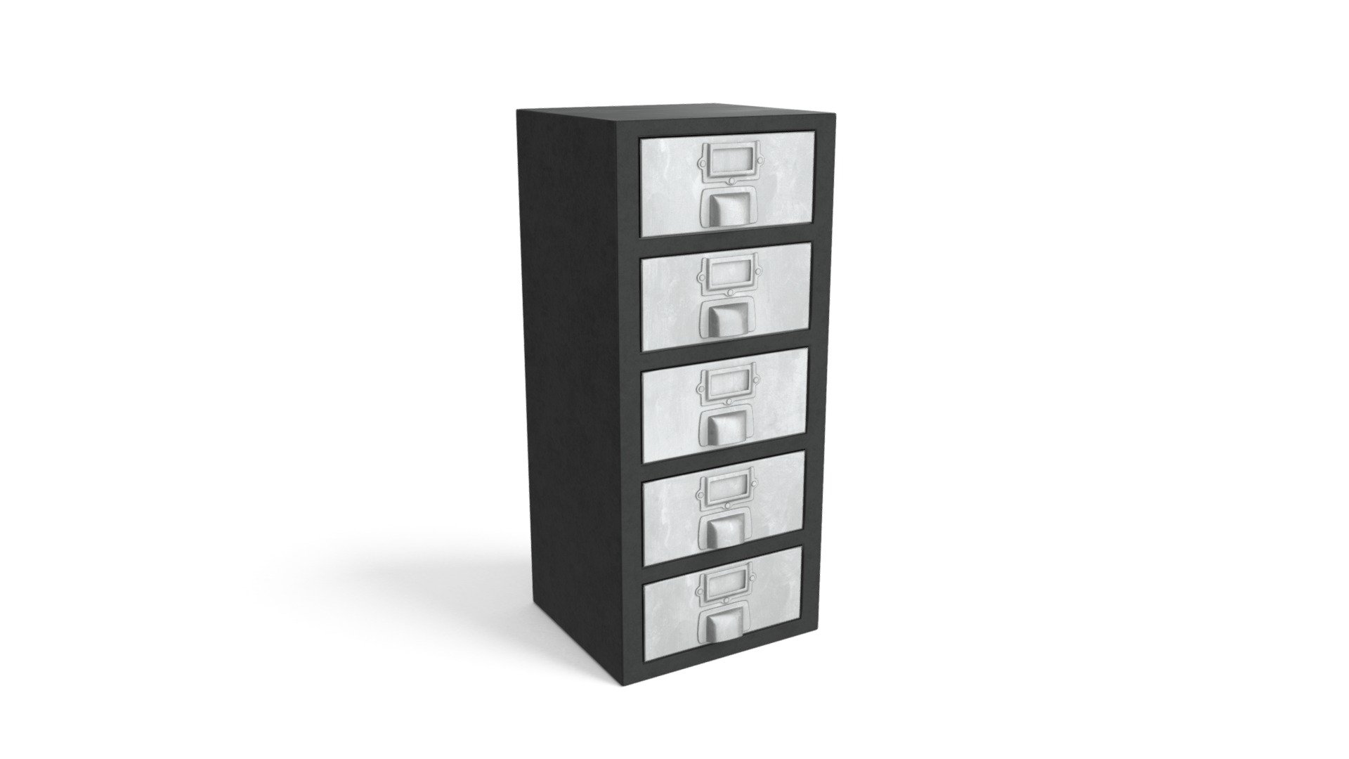 Stow Small Storage Unit, Vintage Nickel