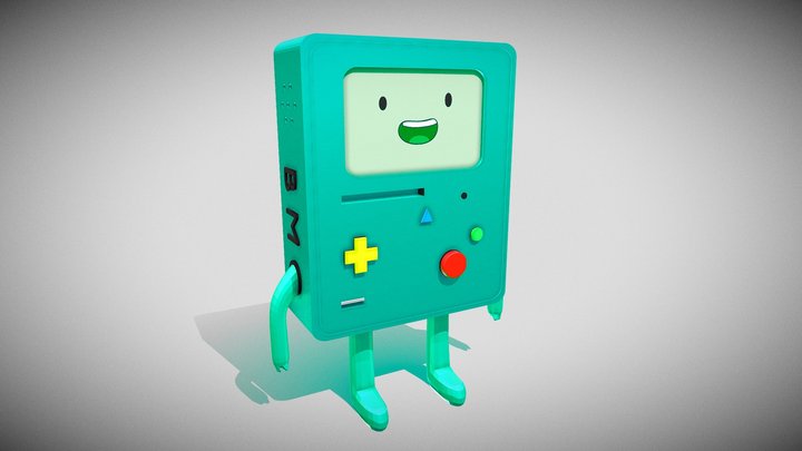 Beemo Adventure Time 3D Model