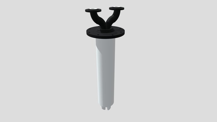 Double Flange 3D Model