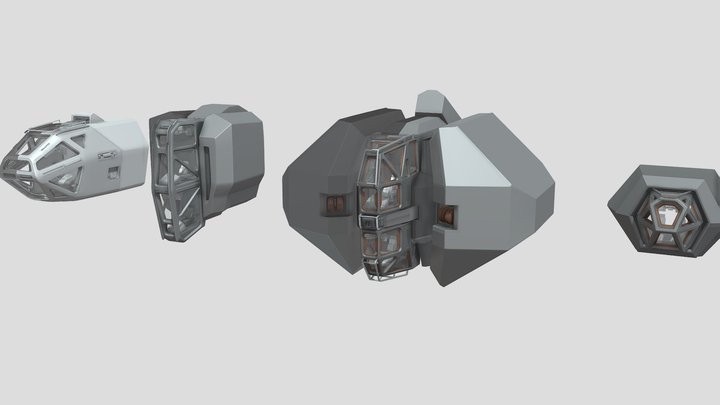 cockpit pack02 3D Model