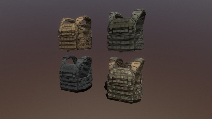 Plate Carrier 3D Model