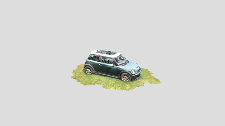 Cloudy day Lidar scan of Mini 3D Model