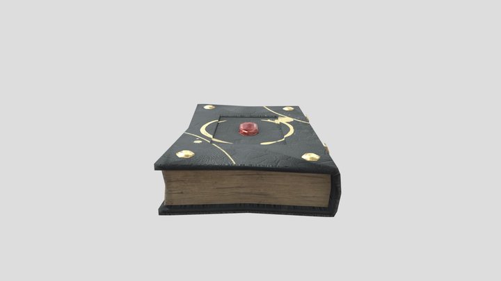 SpellBook 3D Model