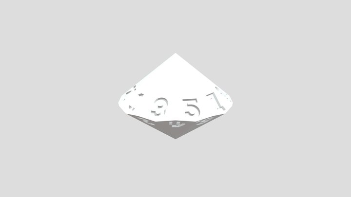 D22 Dice 3d Model 3D Model
