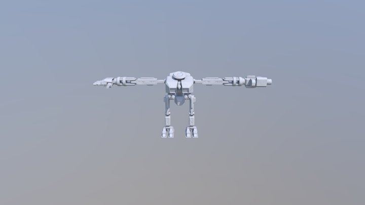 2DAE01 Forsyth Struan DAEBot 3D Model