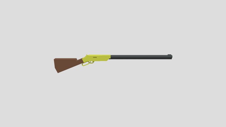 Western rifle     -----     Winchester 3D Model