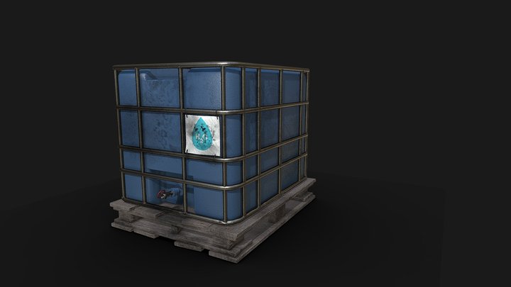 Liquid Container 3D Model