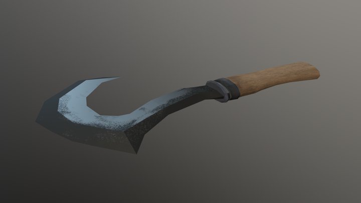 Laboured Sickle 3D Model
