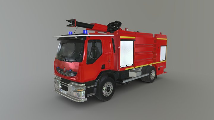 Fire Truck 3D Model