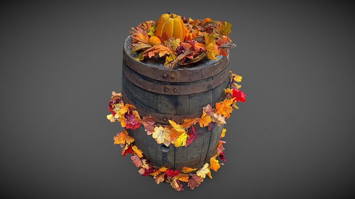 Halloween barrel , Warwick Castle 3D Model