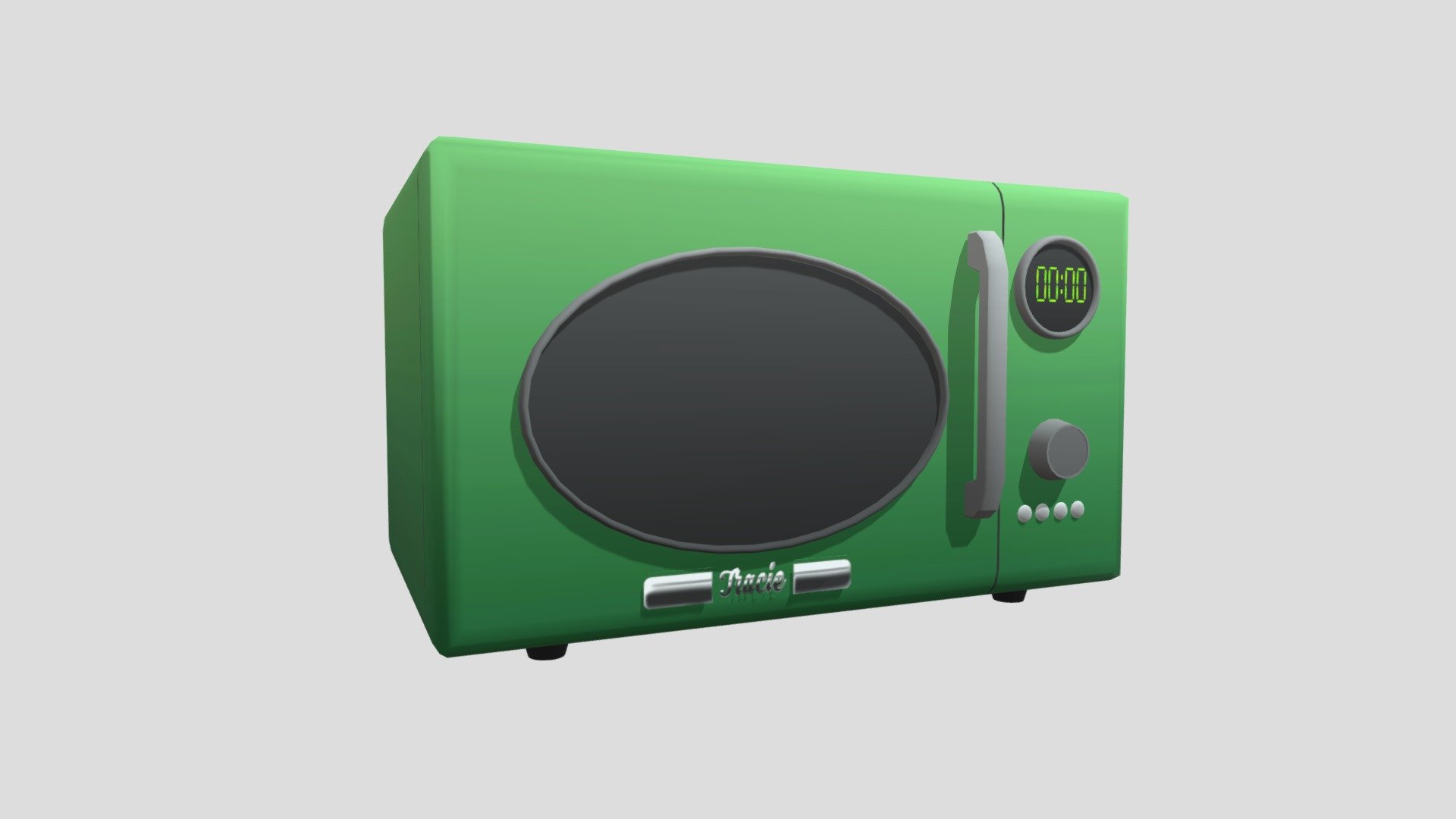 70s Retro Microwave Download Free 3D model by TK (ttkurok) [bdab9eb