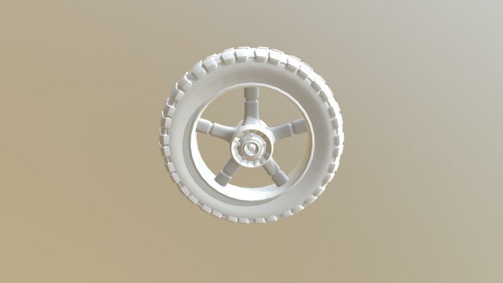 Wheel - CGCookie Modifier Challenge 3D Model