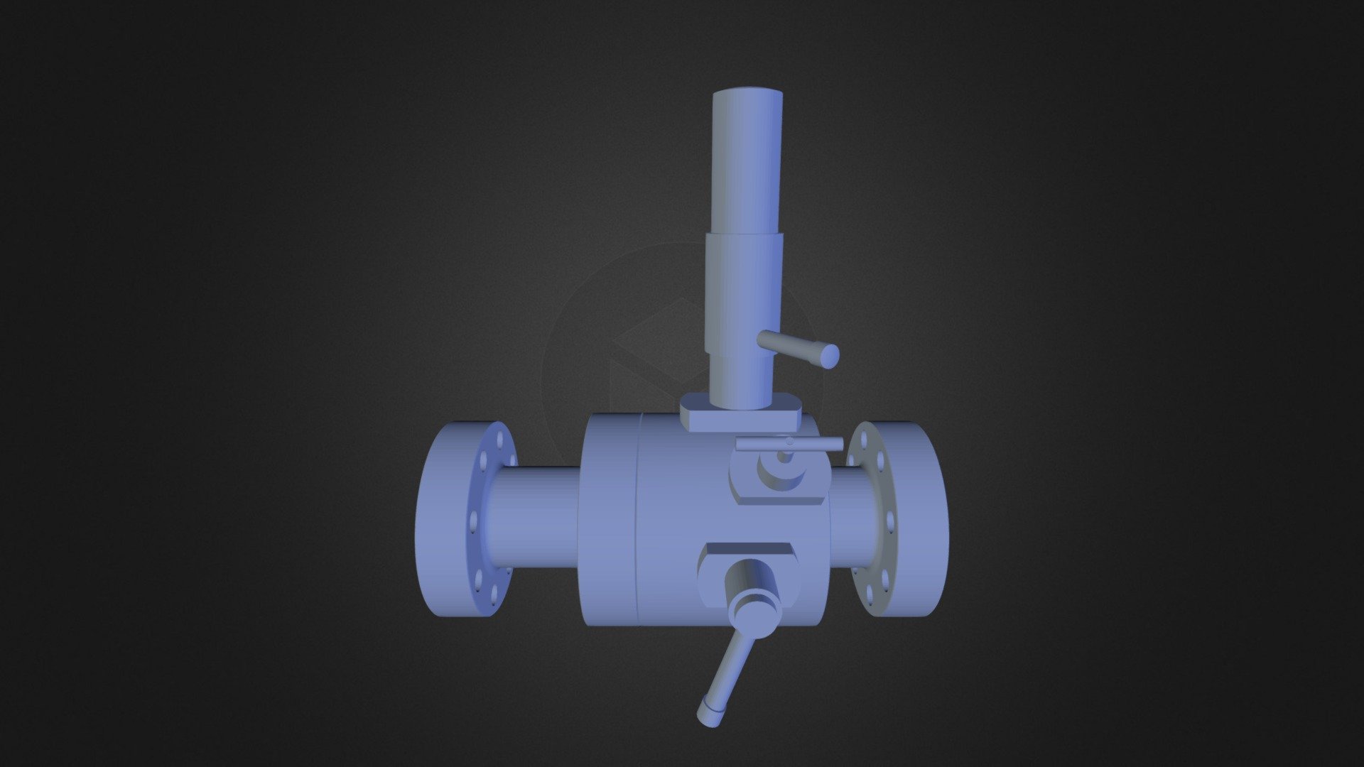 Клапан-отсекатель К302 (PN700, DN65) - 3D model by otsekatel [bdacb47 ...
