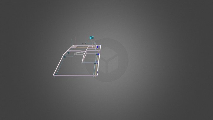Hidráulica Edícula Munhoz - MG 3D Model