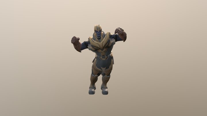 Thanos Chicken Dance 3D Model