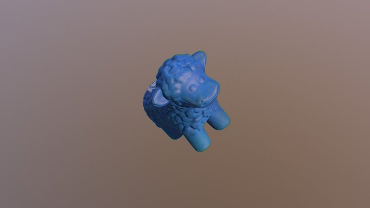 Sheep in Color 3D Model