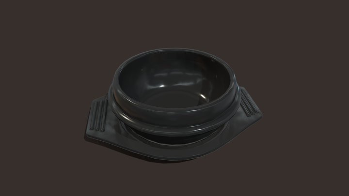 Korean Soup bowl 3D Model