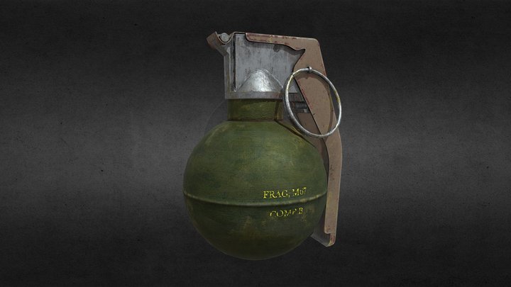 M67 grenada 3D Model