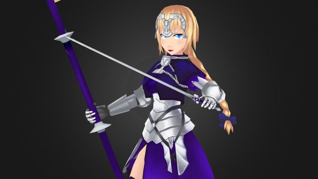 Fate/Apocrypha  Jeanne d'Arc 3D Model