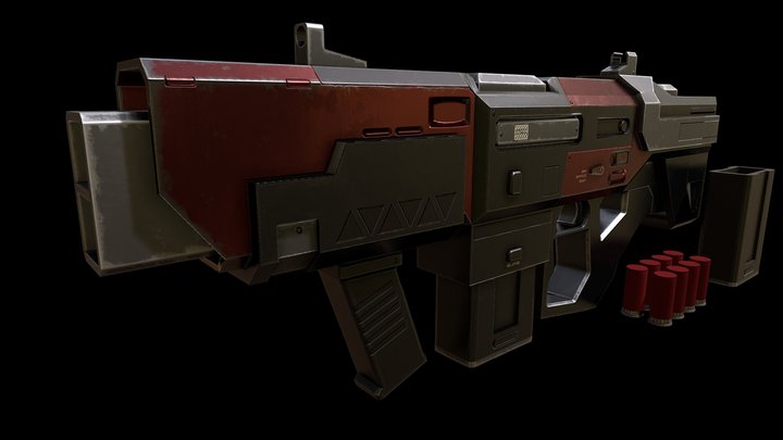 ASN-95 Shotgun – Free 3D Model STL