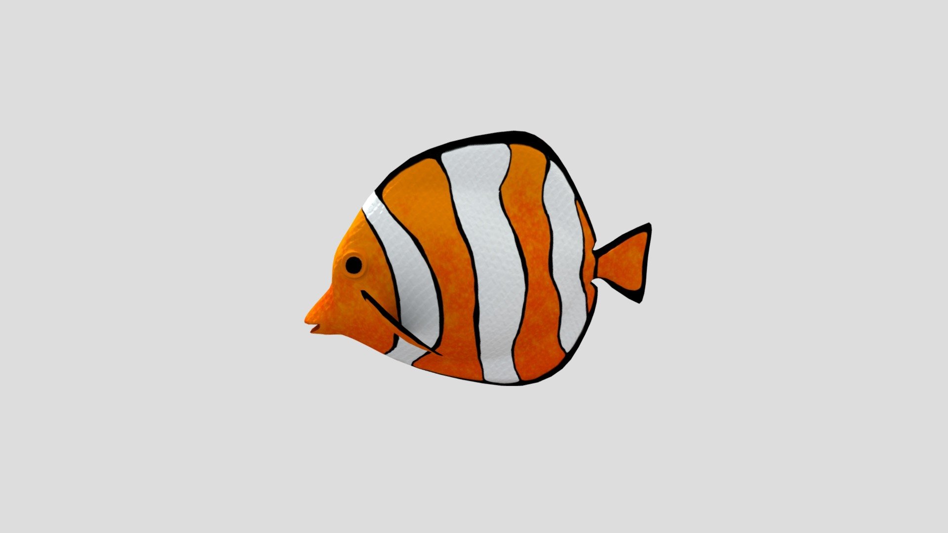Clownfish - 3D model by bdbent [bdb23fe] - Sketchfab