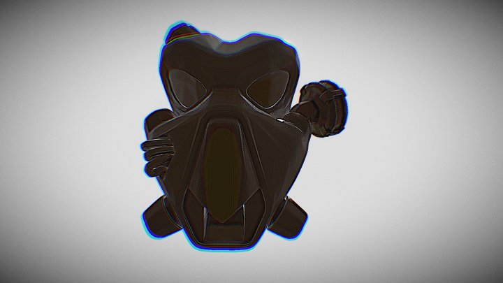 fallout new Vegas enclave power helmet 3D Model