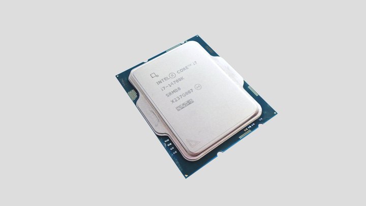 Intel Core i7 14700K 3D model 3D Model