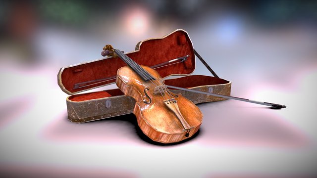 Violin / Violon 3D Model