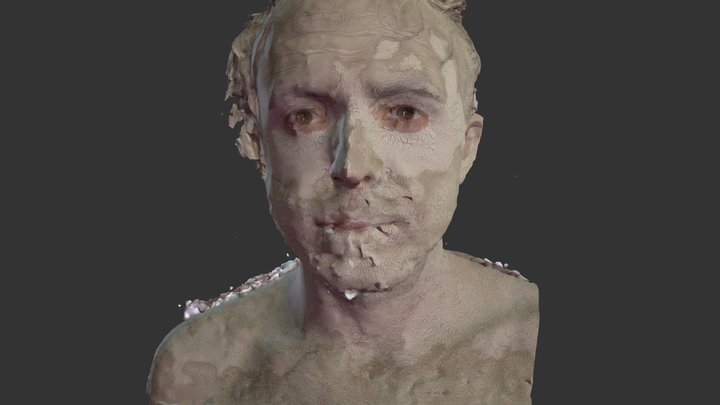 Photogrammetry head - JJ (v1) 3D Model