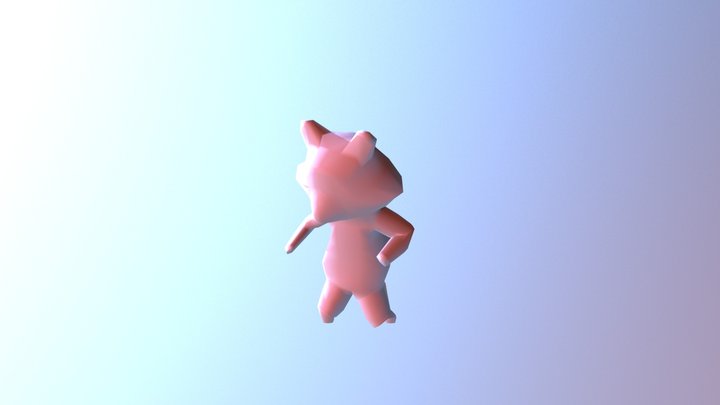 Barry the raccoon 3D Model