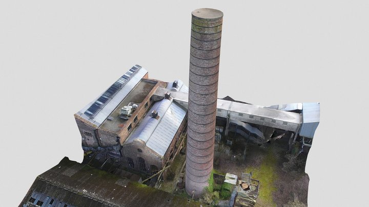 Newtongrange museum chimney Test 3D Model