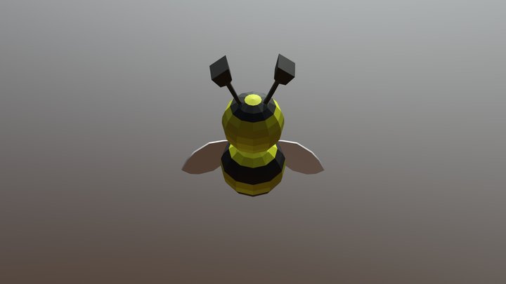 Bee Character 3D Model
