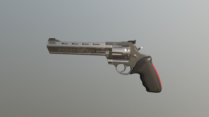 Taurus Raging Bull 44 magnum 3D Model