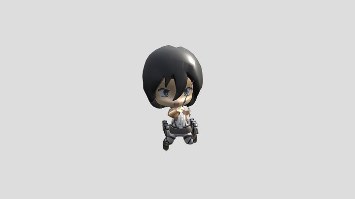 Mikasa Ackerman 3D Model