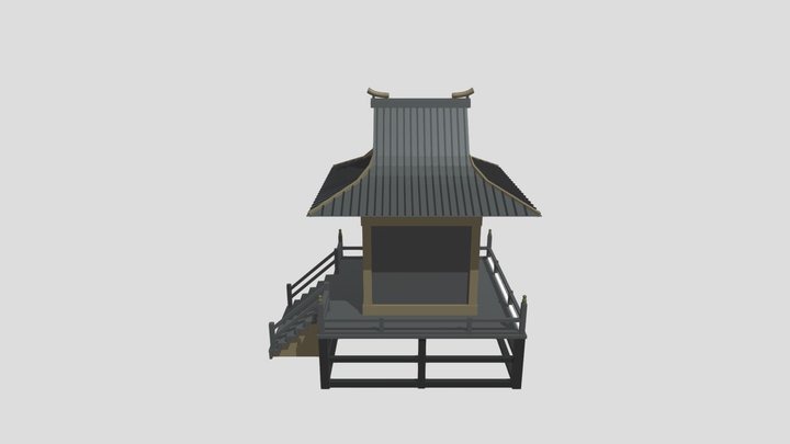 домик 3D Model