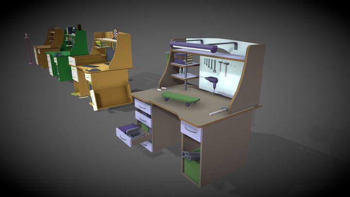 XYZ Draft DZ 4 and 5 3D Model