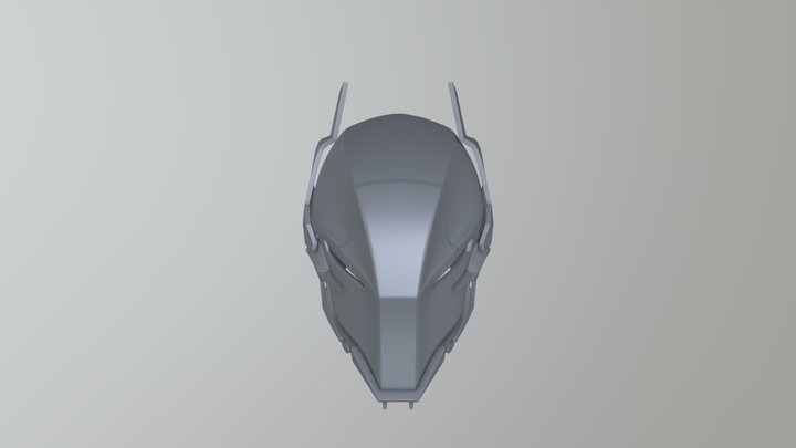 Red hood Helmet 3D Model