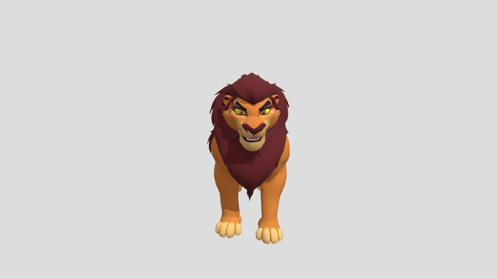 Animated+lion+3d+model