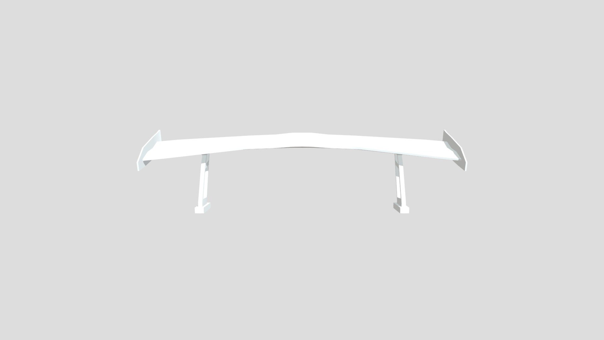 Universal Custom Car Spoiler Download Free 3D model by JollyFox