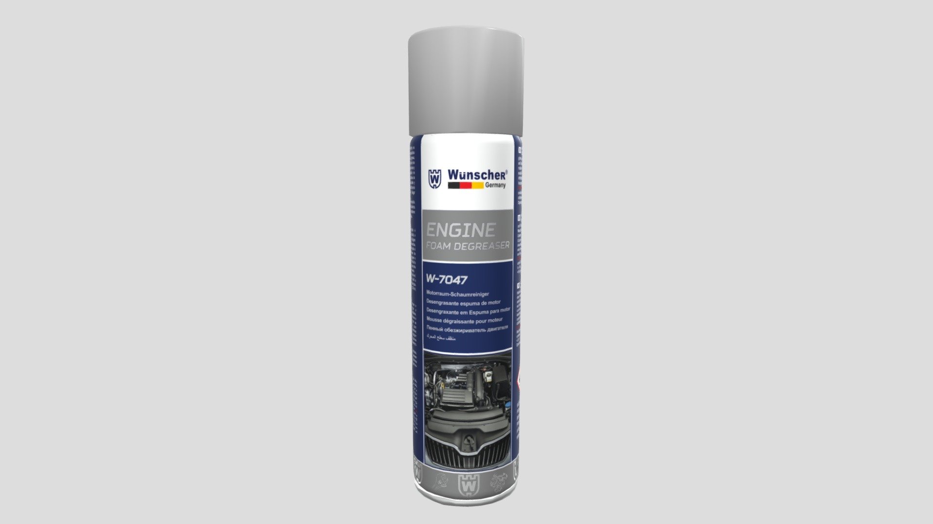 W7047 Engine Foam Degreaser — Sketchfab embed 3D viewer